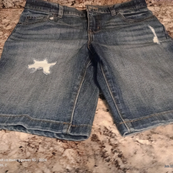 Wonder Nation boys jean shorts size 16 adjustable waist brand new never worn - Picture 2 of 5